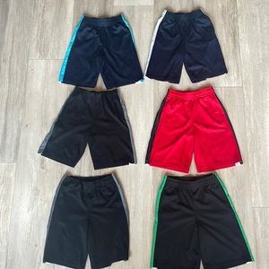 Size ;7) 365 Kids Garanimals Bundle of 6 Performance shorts blue red black green